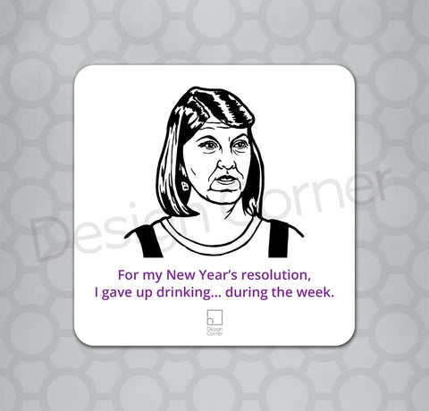 The Office Meredith New Years Coaster