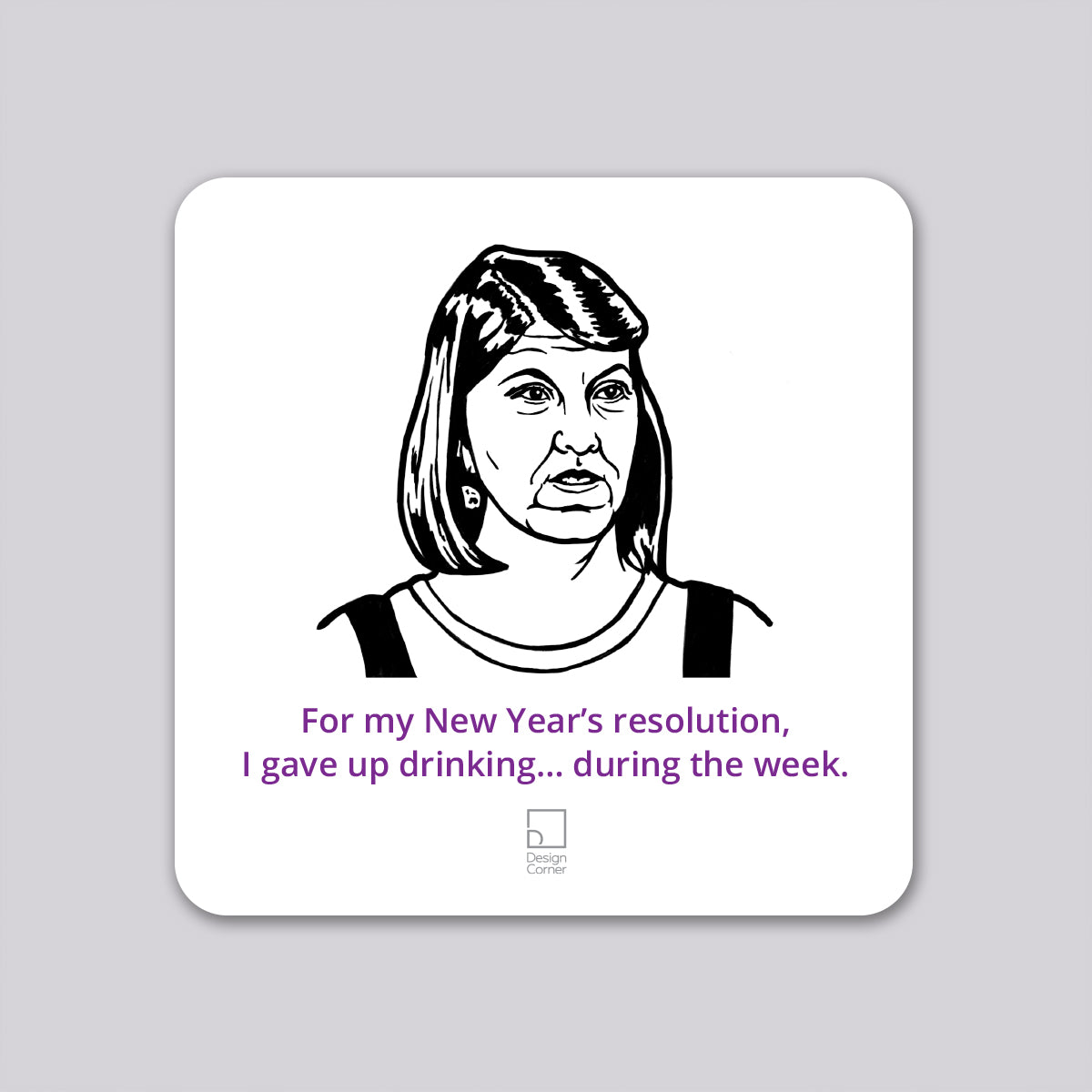 The Office Meredith New Years Coaster