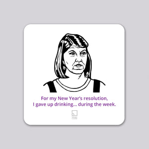 The Office Meredith New Years Coaster