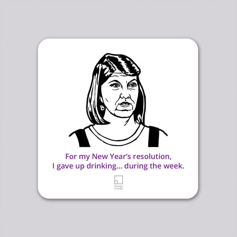 The Office Meredith New Years Coaster