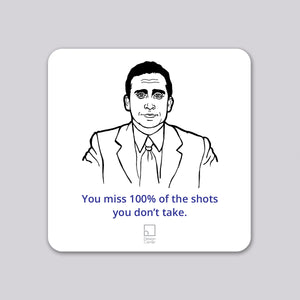The Office Michael Shots Coaster