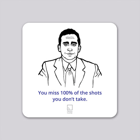 The Office Michael Shots Coaster