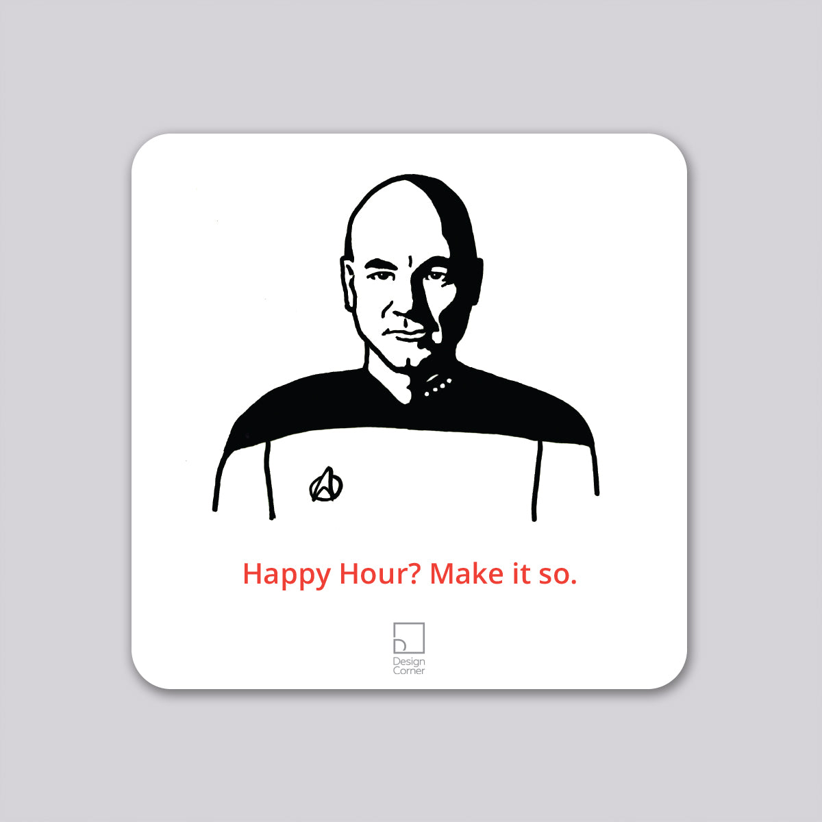 Star Trek Next Generation Picard Coaster