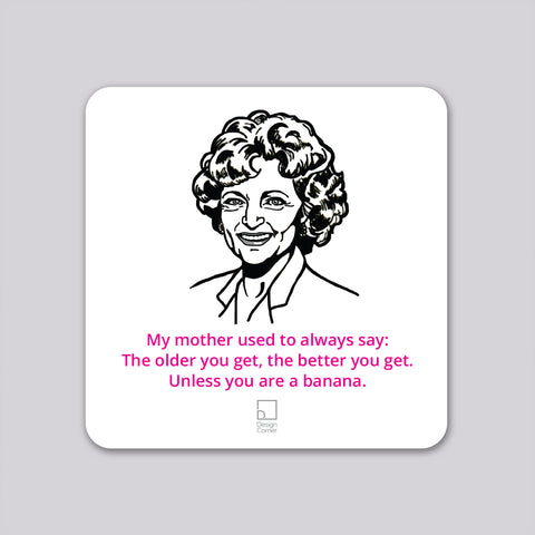 Golden Girls Rose Funny Coaster