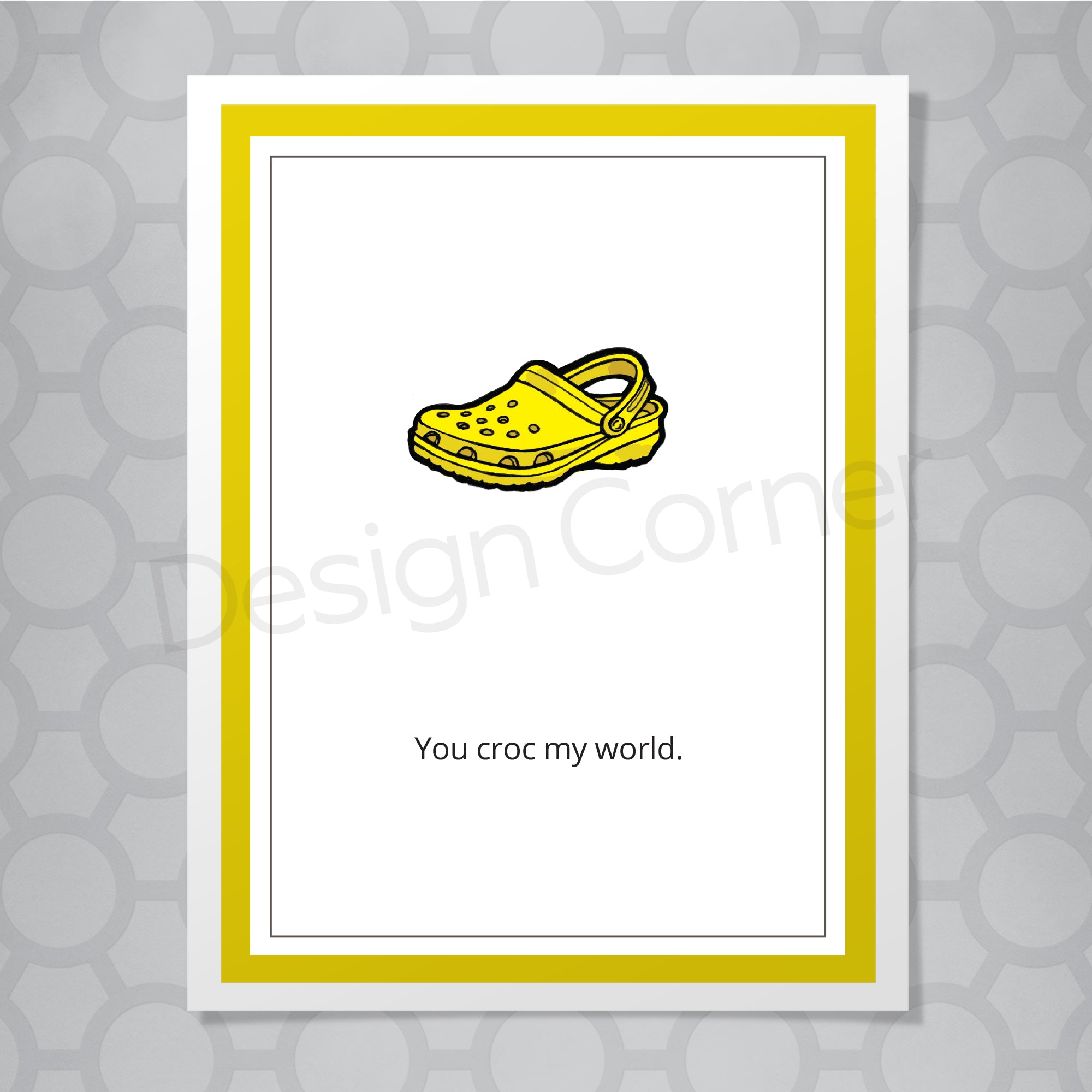 Croc my world Love Card