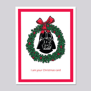 Star Wars Darth Vader  Christmas Card
