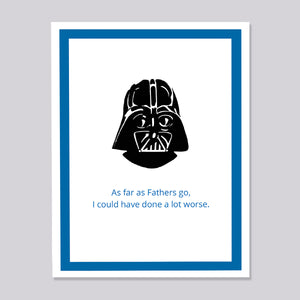 Star Wars Darth Vader Worse Card