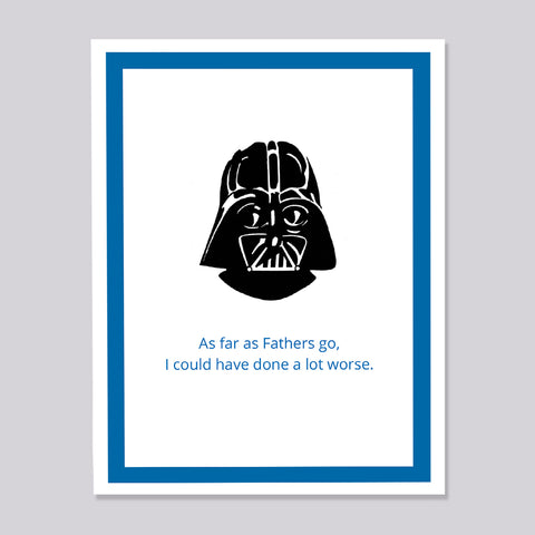 Star Wars Darth Vader Worse Card
