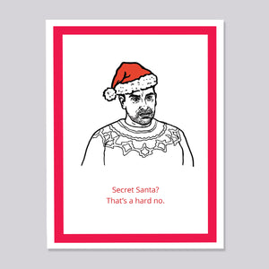 Schitts Creek David Hard No Christmas Card