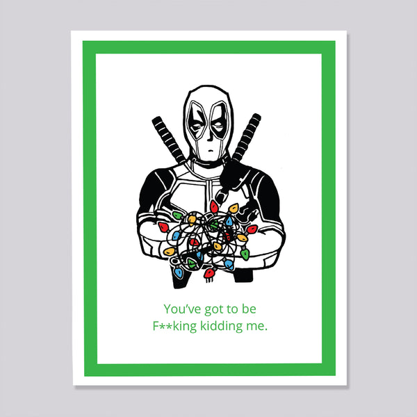 Marvel Deadpool Tangled lights Magnet and Ornament