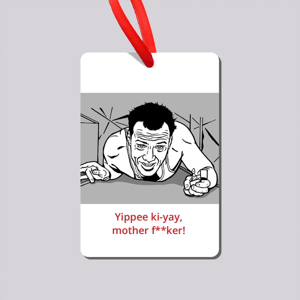 Die Hard Bruce Willis Magnet and Ornament