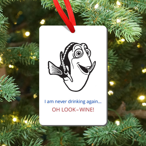 Dory Wine Ornament and Magnet