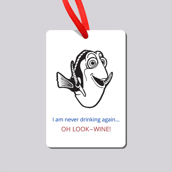 Dory Wine Ornament and Magnet