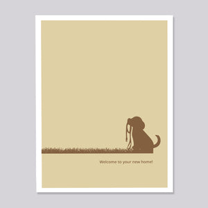 New Dog Welcome Card