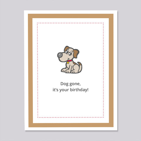 Kids Kards - Doggie Birthday Card