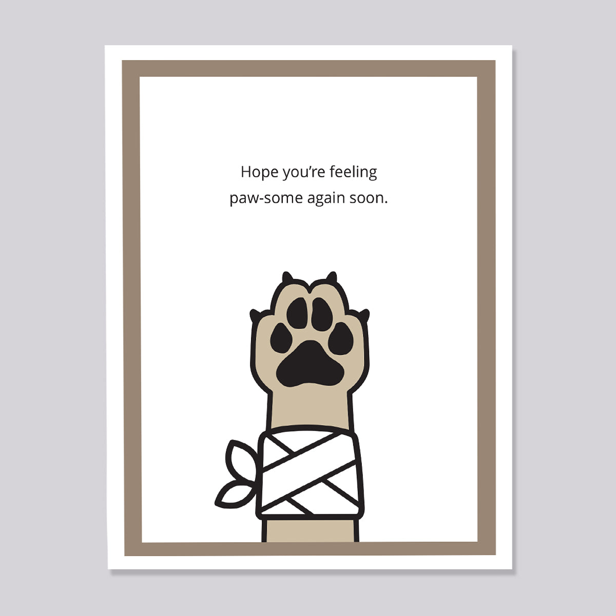 Dog Surgery or Ill Get Well Card