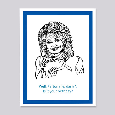 Dolly Parton Birthday Card