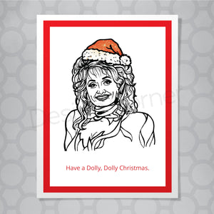 Dolly Parton Christmas Card