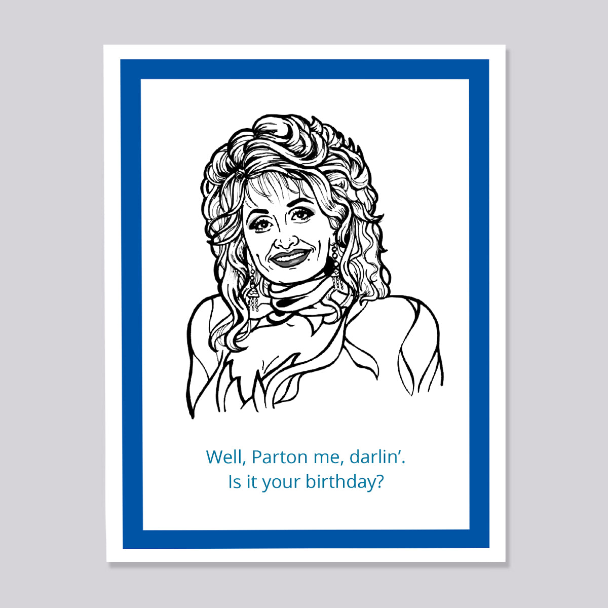 Dolly Parton Birthday Card