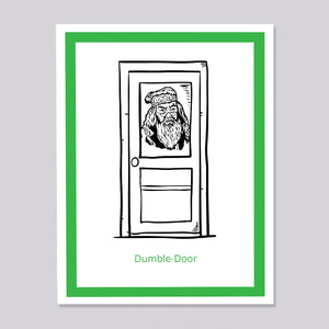 Harry Potter Dumble Door Card