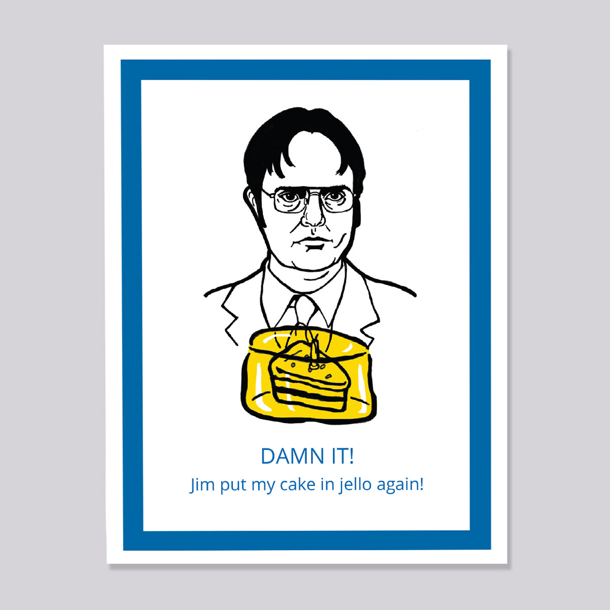 The Office Dwight Jello Card