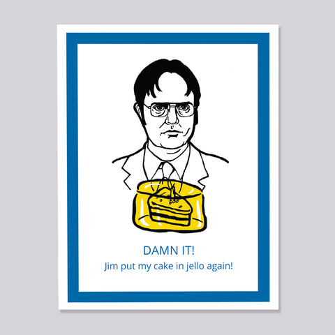 The Office Dwight Jello Card