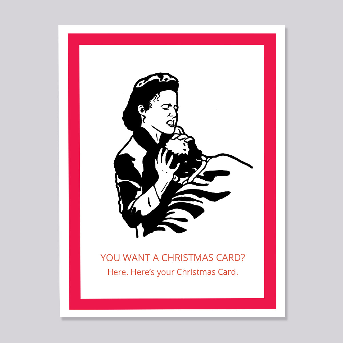 Seinfeld Elaine Nip Christmas Card