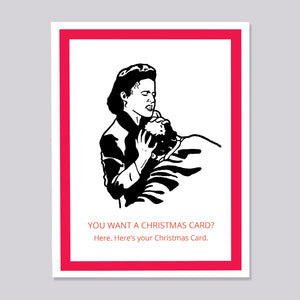 Seinfeld Elaine Nip Christmas Card