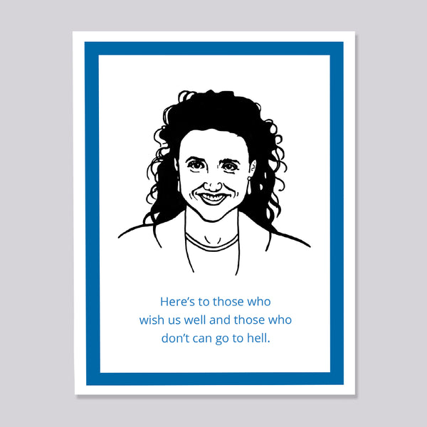 Seinfeld Elaine Wish us Well Card – Design Corner Online