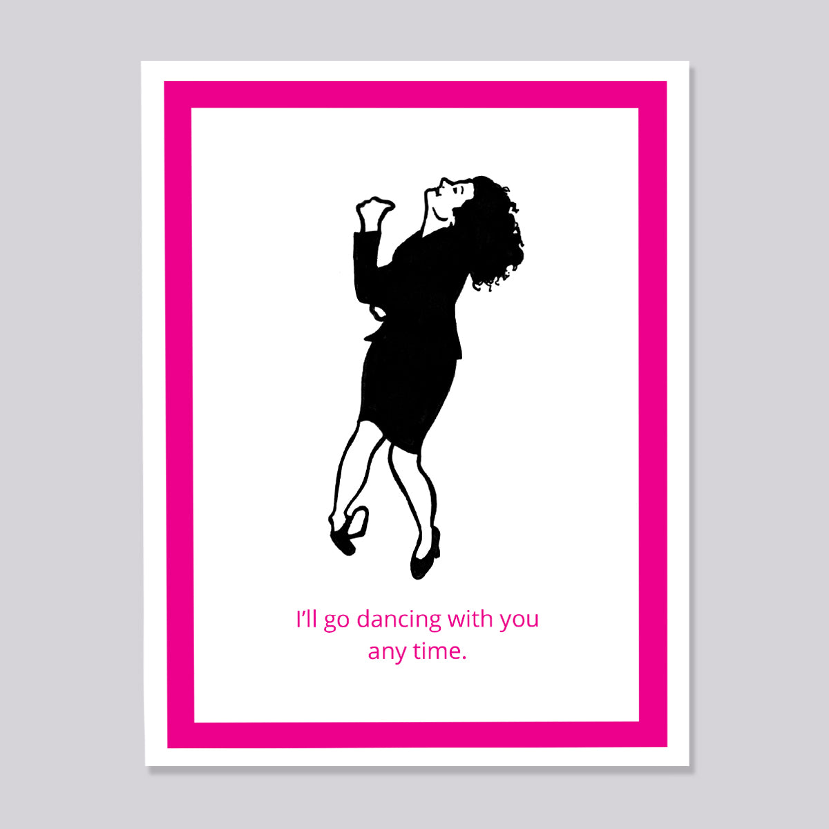 Seinfeld Elaine Dancing Card