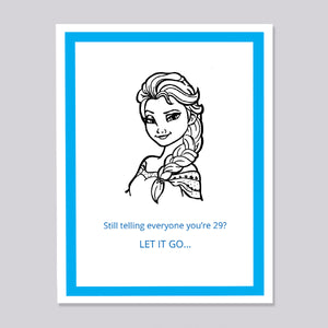 Disney Frozen Elsa Card
