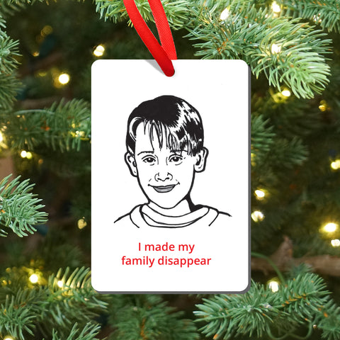 Home Alone Kevin Family Disappear Magnet and Ornament