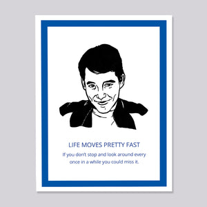 80s Ferris Bueller Card