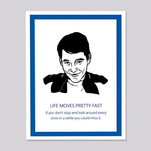 80s Ferris Bueller Card