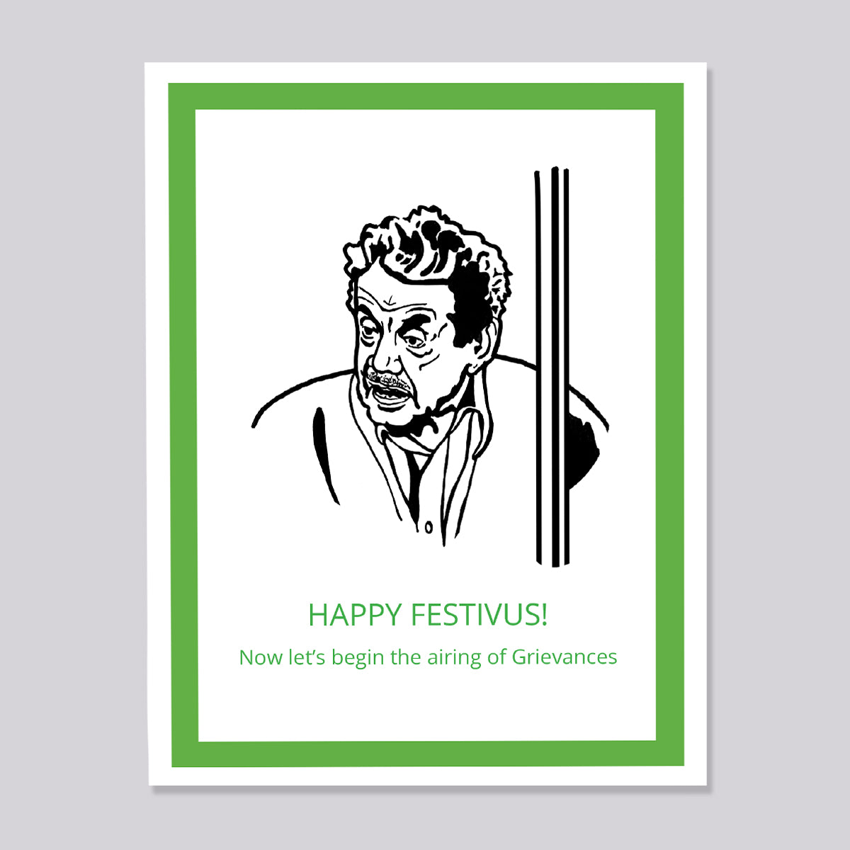 Seinfeld Frank Costanza Festivus Christmas Card