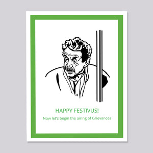 Seinfeld Frank Costanza Festivus Christmas Card
