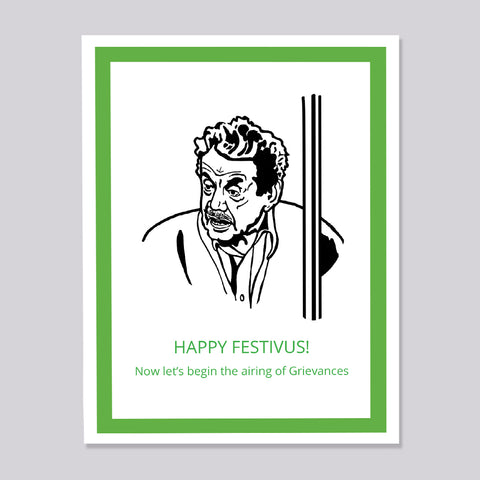 Seinfeld Frank Costanza Festivus Christmas Card