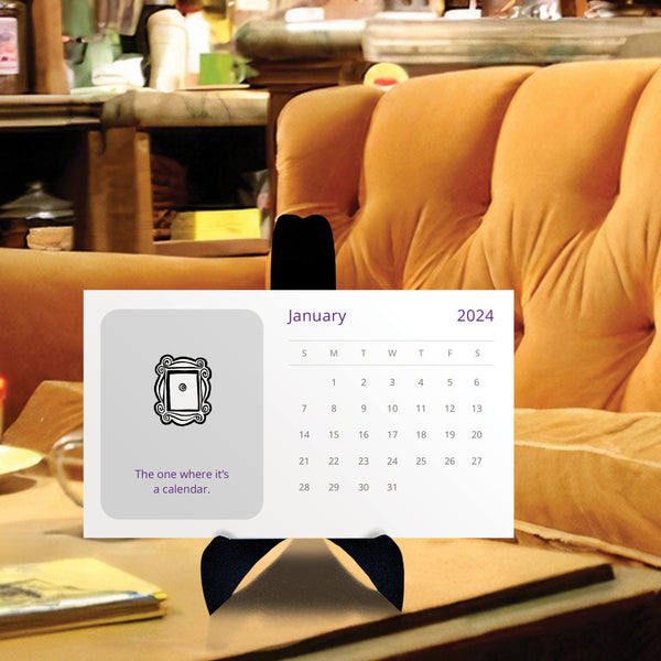 HALF PRICE SALE! Friends 2024 Desk Calendar