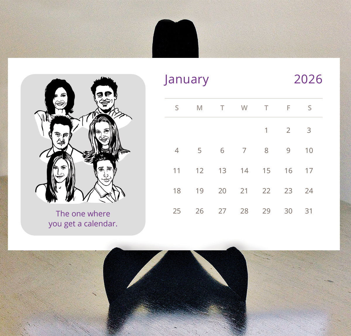 Friends 2026 Desk Calendar