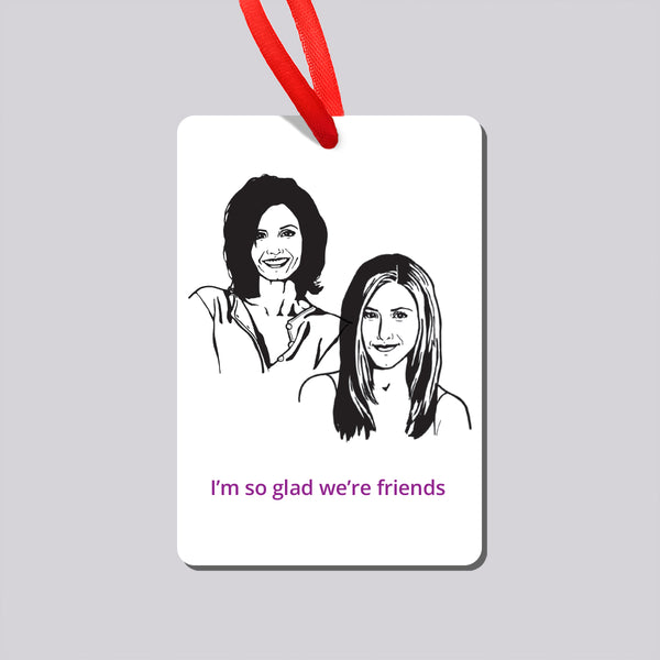 Friends Rachel and Monica Magnet and Ornament
