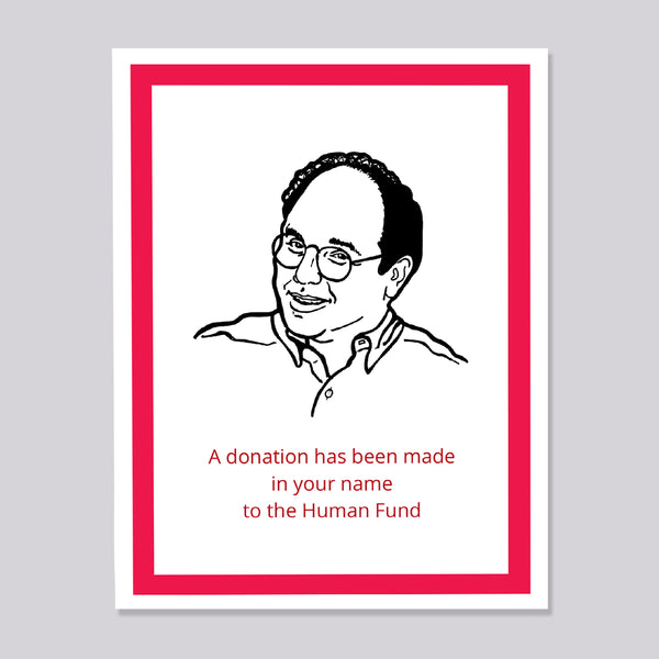 Seinfeld George Human Fund Magnet and Ornament
