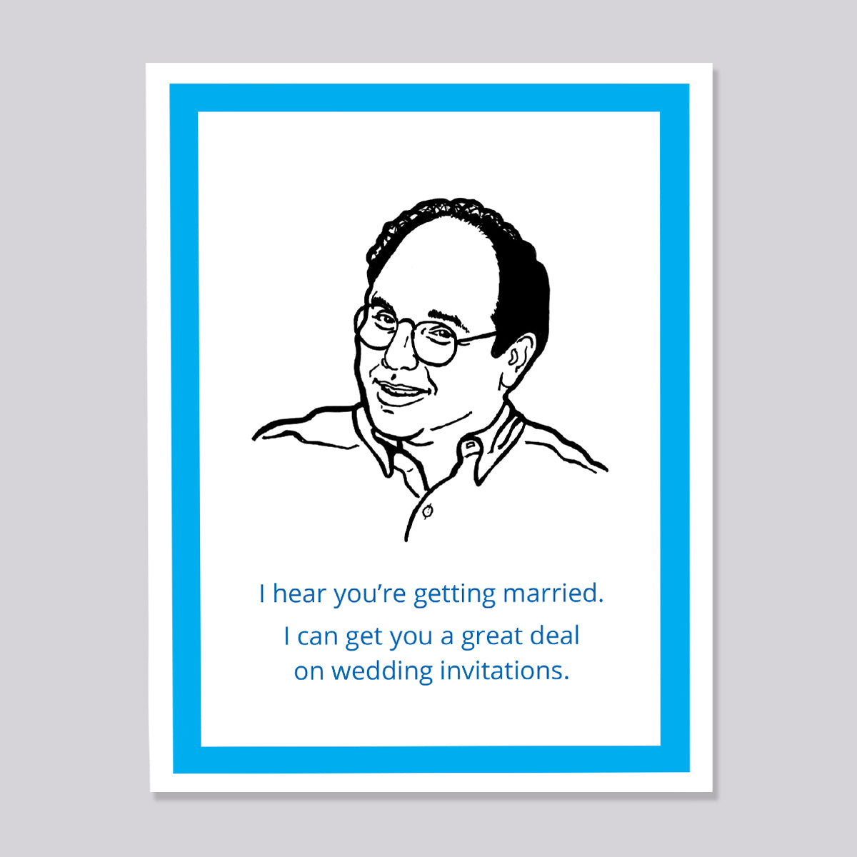 Seinfeld George Wedding Invitations Card