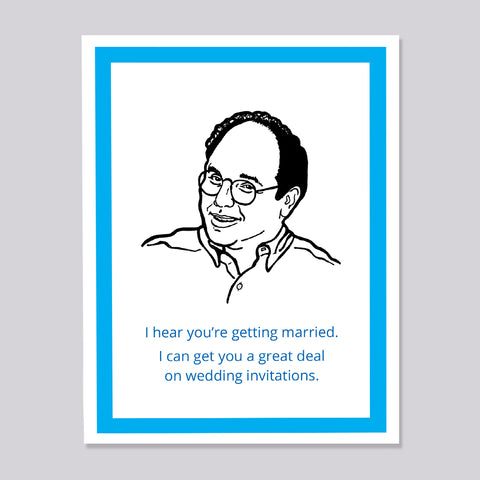 Seinfeld George Wedding Invitations Card