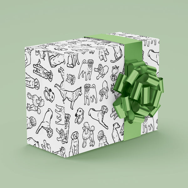 Dogs die cut 2027 illustrated unique desk calendar