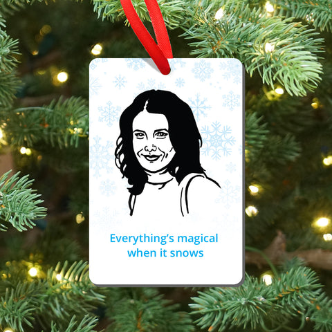Gilmore Girls Lorelai Snow Magnet and Ornament