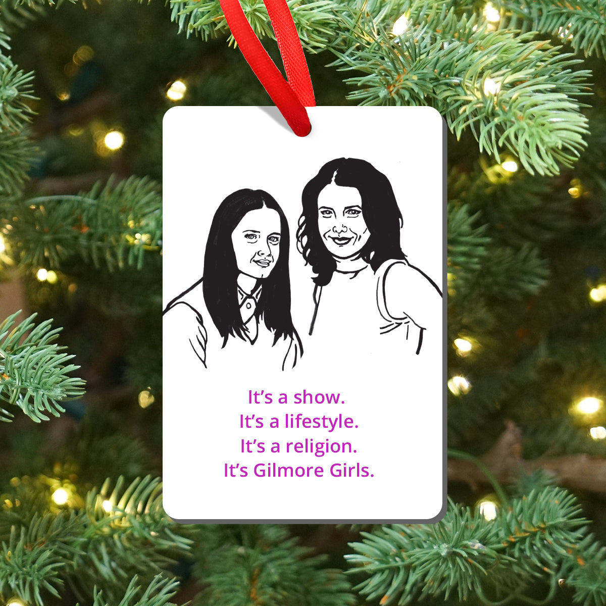 Gilmore Girls Lorelai and Rory Magnet and Ornament