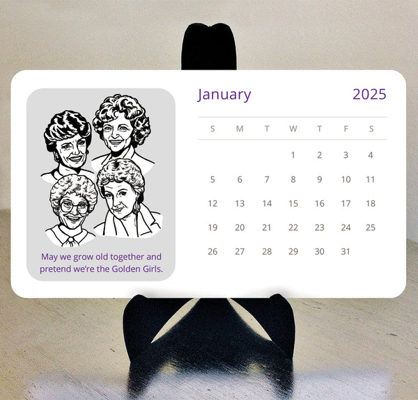 Golden Girls 2025 Desk Calendar