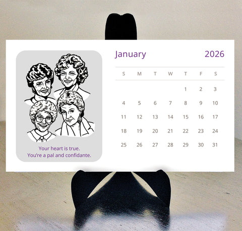 Golden Girls 2026 Desk Calendar