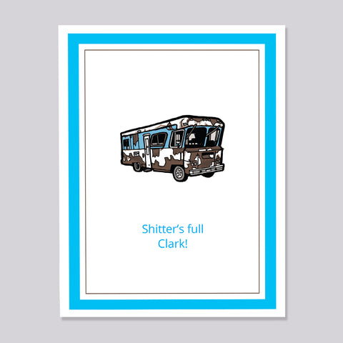 Griswold Shitters Full Christmas Vacation Card