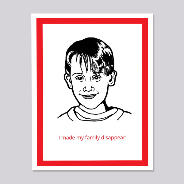 Home Alone Kevin Family Disappear Magnet and Ornament